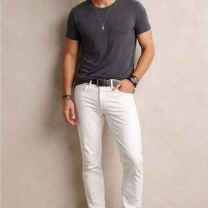 John Varvatos White Jeans